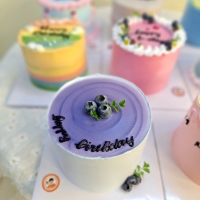 Bánh kem cute decor việt quất ngọt ngào tặng bạn thân