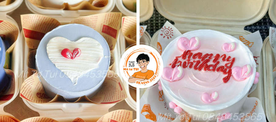 Bento cake là một loại bánh kem nổi bật với kích thước nhỏ nhắn