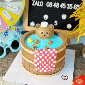 Bánh kem hình gấu cute