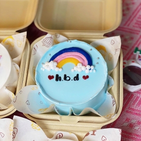 Bánh bento tone xanh tặng người yêu 