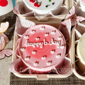 Bánh bento tone hồng cute