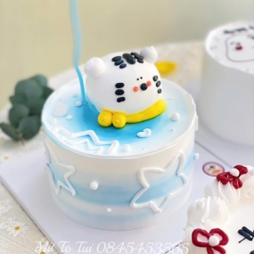 Bánh kem con hổ cute