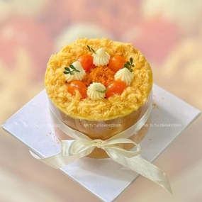 Bánh bông lan trứng muối chà bông 