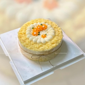 Bánh bông lan trứng muối phô mai ngon