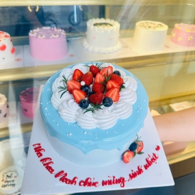 Bánh kem trái cây dễ thương 