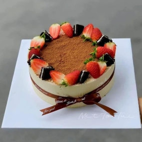Bánh tiramisu ngo decor đẹp