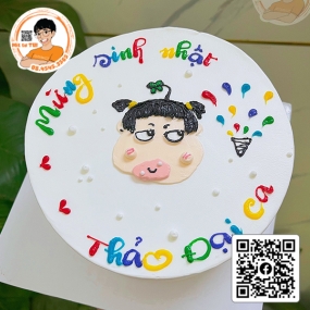 BÁNH KEM MẪU VẼ TAY - 105