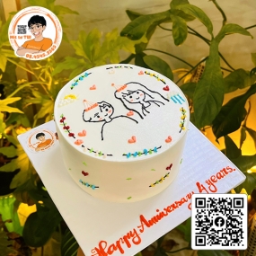 BÁNH KEM MẪU VẼ TAY - 13