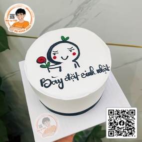 BÁNH KEM MẪU VẼ TAY - 148