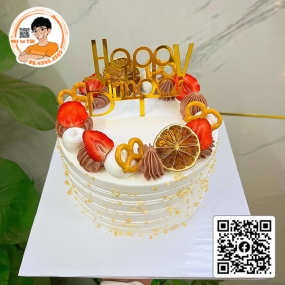 BÁNH KEM MẪU TRÁI CÂY - HOA - 156