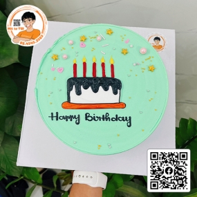 BÁNH KEM MẪU VẼ TAY - 4