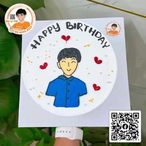 BÁNH KEM MẪU VẼ TAY - 6