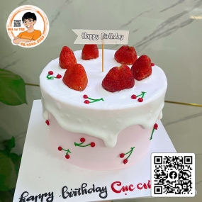 BÁNH KEM MẪU TRÁI CÂY - HOA - 82