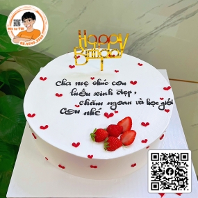 BÁNH KEM MẪU TRÁI CÂY - HOA - 91