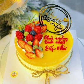BÁNH MOUSSE CHANH DÂY CHO SẾP
