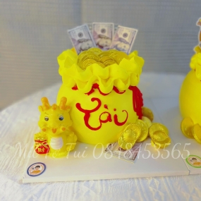BÁNH TÚI TIỀN RỒNG VÀNG TÀI LỘC