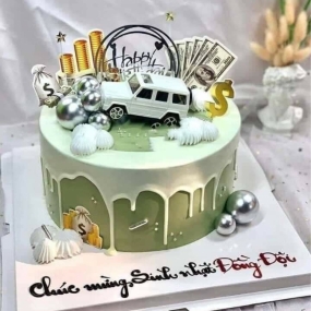 BÁNH KEM SINH NHẬT XE HƠI BÉ TRAI