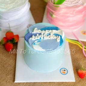 BÁNH SINH NHẬT XANH CHO NAM
