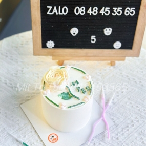 BÁNH KEM TONE TRẮNG NHẸ NHÀNG CHO NGƯỜI YÊU