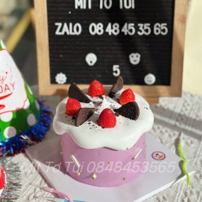 BÁNH KEM DÂU OREO 