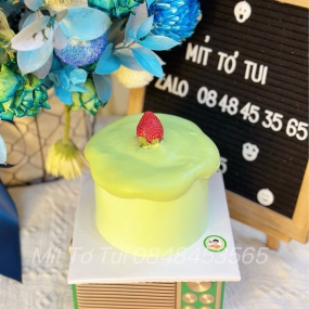 BÁNH KEM MÀU XANH BƠ ĐƠN GIẢN