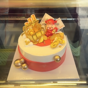 BÁNH KEM THẦN TÀI KHAI TRƯƠNG