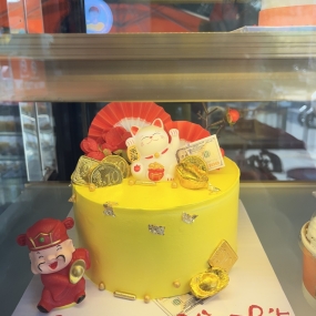 BÁNH KEM MÈO THẦN TÀI KHAI TRƯƠNG