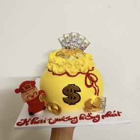 BÁNH KEM CÚNG VÍA THẦN TÀI MÙNG 10