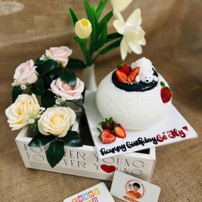 BÁNH KEM CON GẤU DỄ THƯƠNG