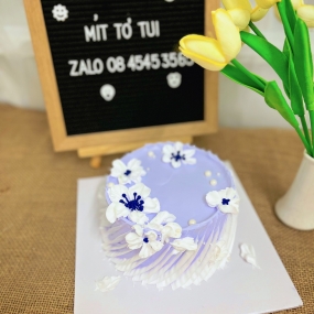 BÁNH KEM BẮT HOA ĐẸP