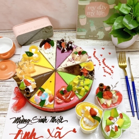 BÁNH MIX VỊ MOUSSE TRÁI CÂY