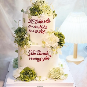 BÁNH KEM ĐÍNH HÔN ĐẸP