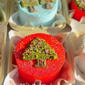 BÁNH GIÁNG SINH CÂY THÔNG ĐẸP 