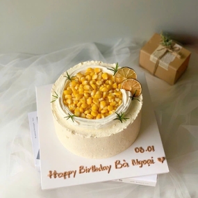 Bánh kem bắp  ngon decor đẹp