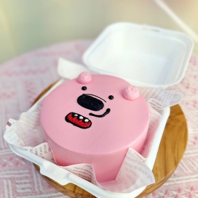 Bánh bento gấu hồng dễ thương