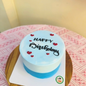 Bánh kem tone xanh dễ thương