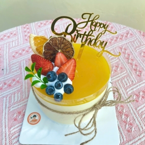 Bánh mousse vị chanh leo ngon decor đẹp tặng mẹ