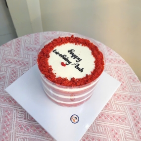 Bánh tiramisu cốt red cute 