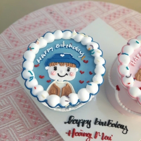 Bánh kem bé trai cute 